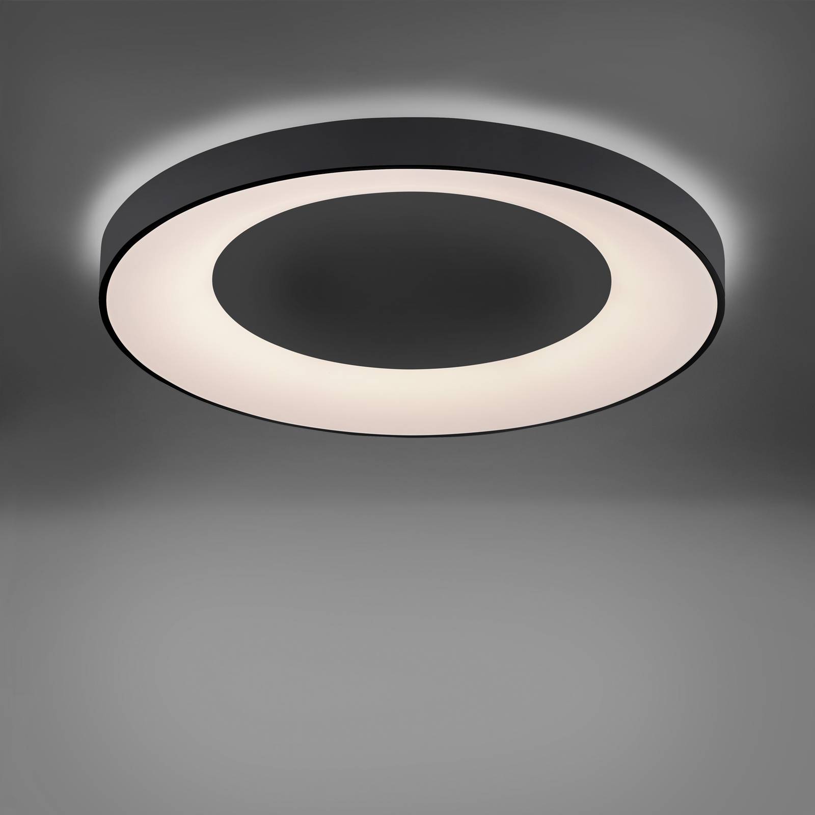 Lindby Naraika plafonnier LED 70 cm anthracite