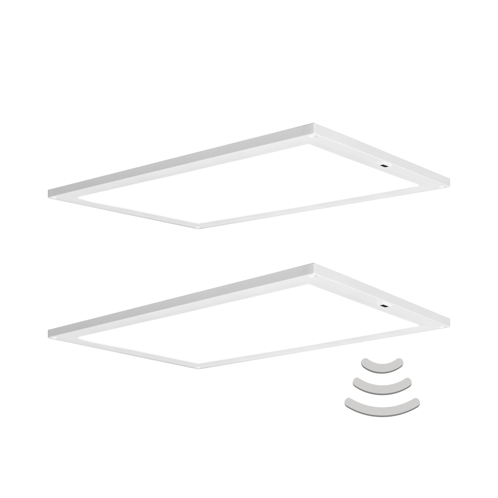 LEDVANCE Cabinet Panel under-cabinet lamp 30x20cm 2x, for Kitchen, aluminium, polycarbonate, 14 W, energy efficiency: A+, L: 30 cm, W: 20 cm, H: 0.8 cm