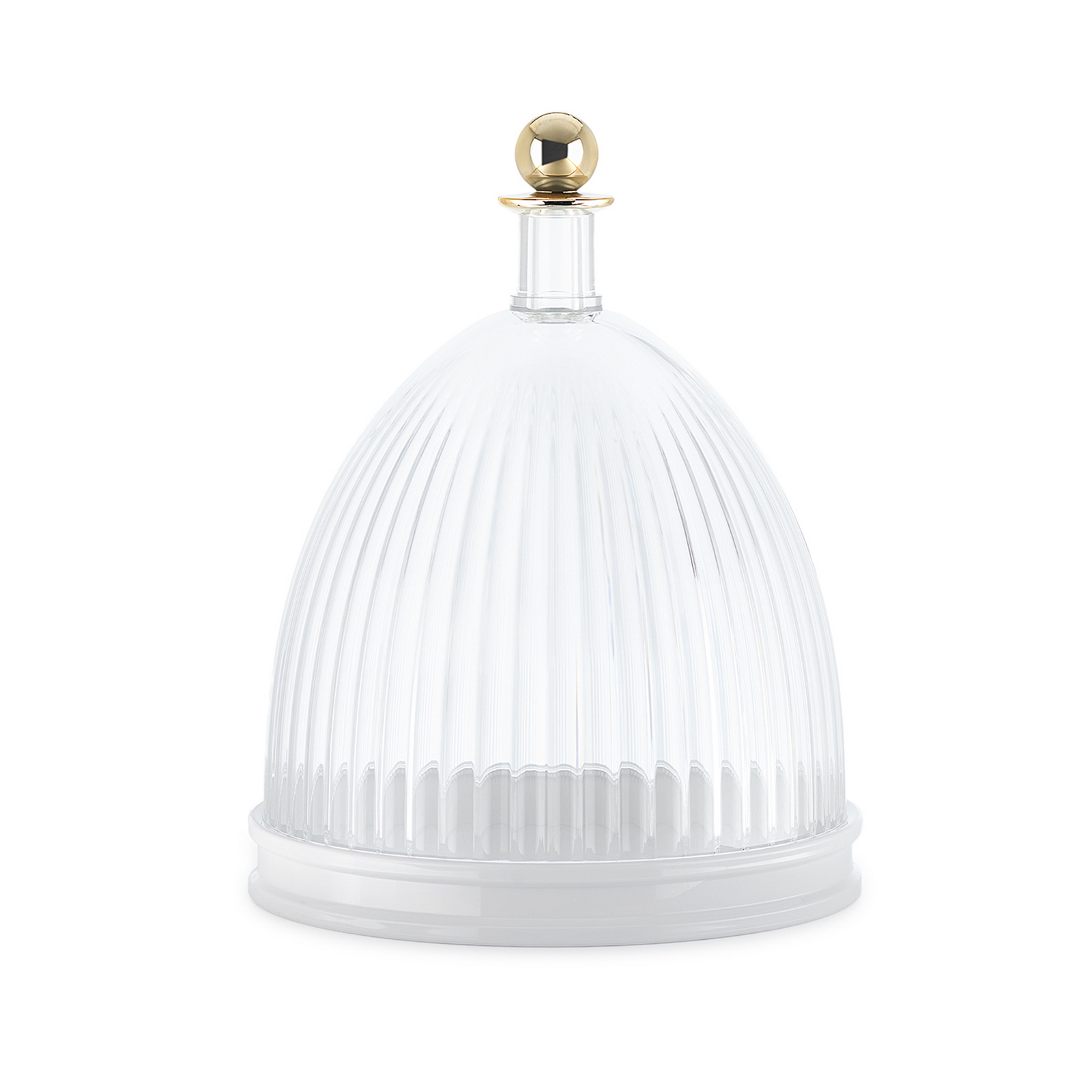 La Coupole dekorativ skål, gjennomsiktig, høyde 30,5 cm - Kartell