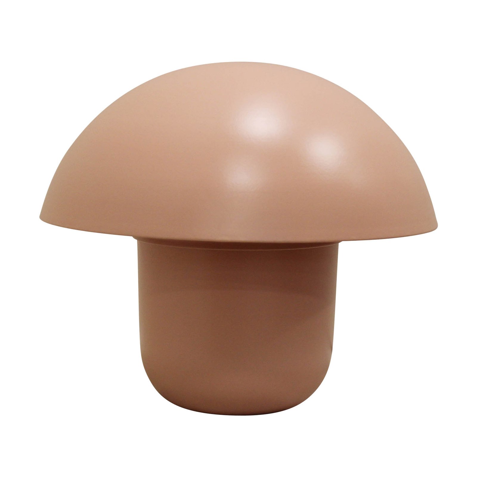 KARE Mushroom pöytävalaisin, oranssi, teräs, korkeus 27 cm