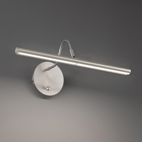 LED-vägglampa Nami strömbrytare, nickelfärg