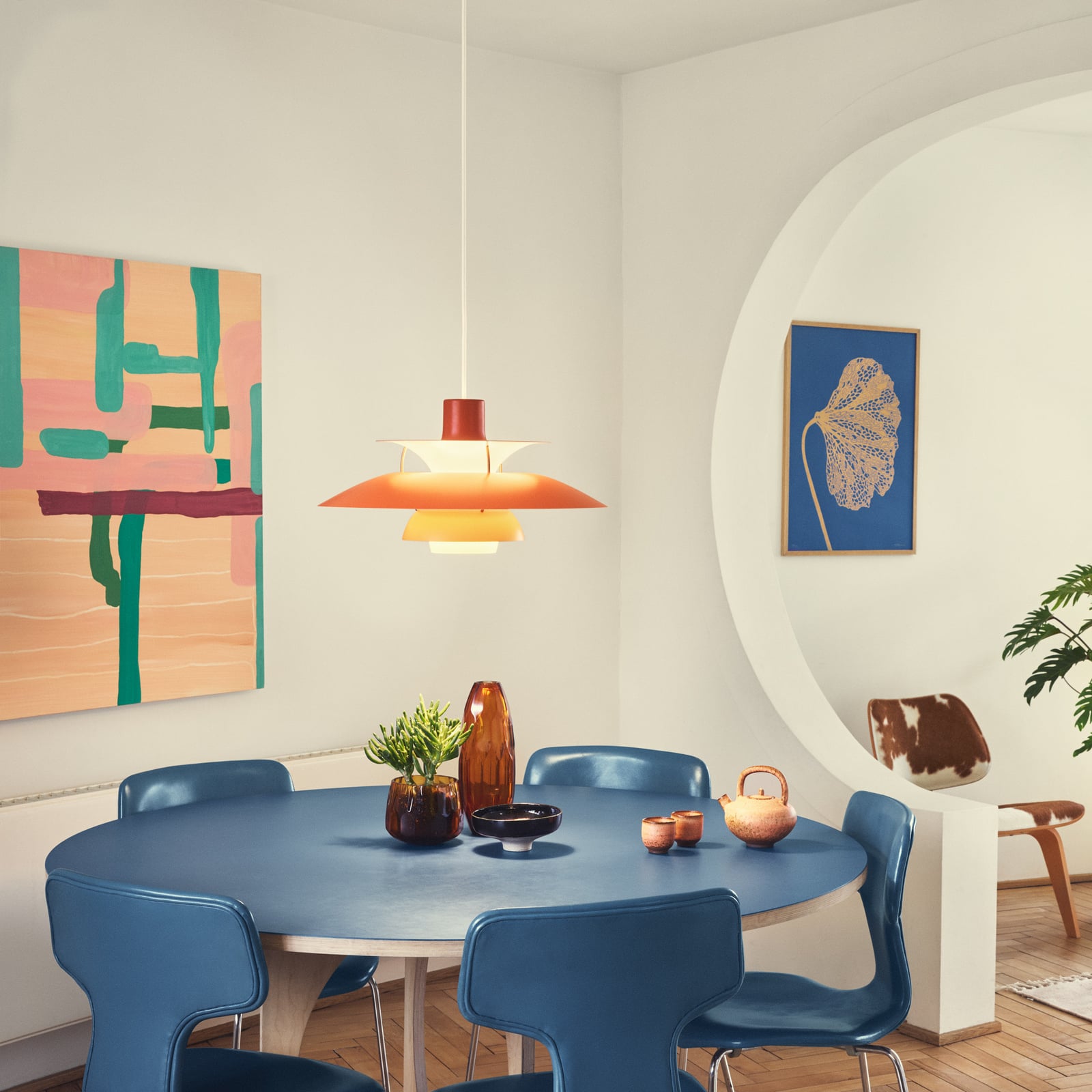 PH 5 Suspension Nuances de Orange - Louis Poulsen