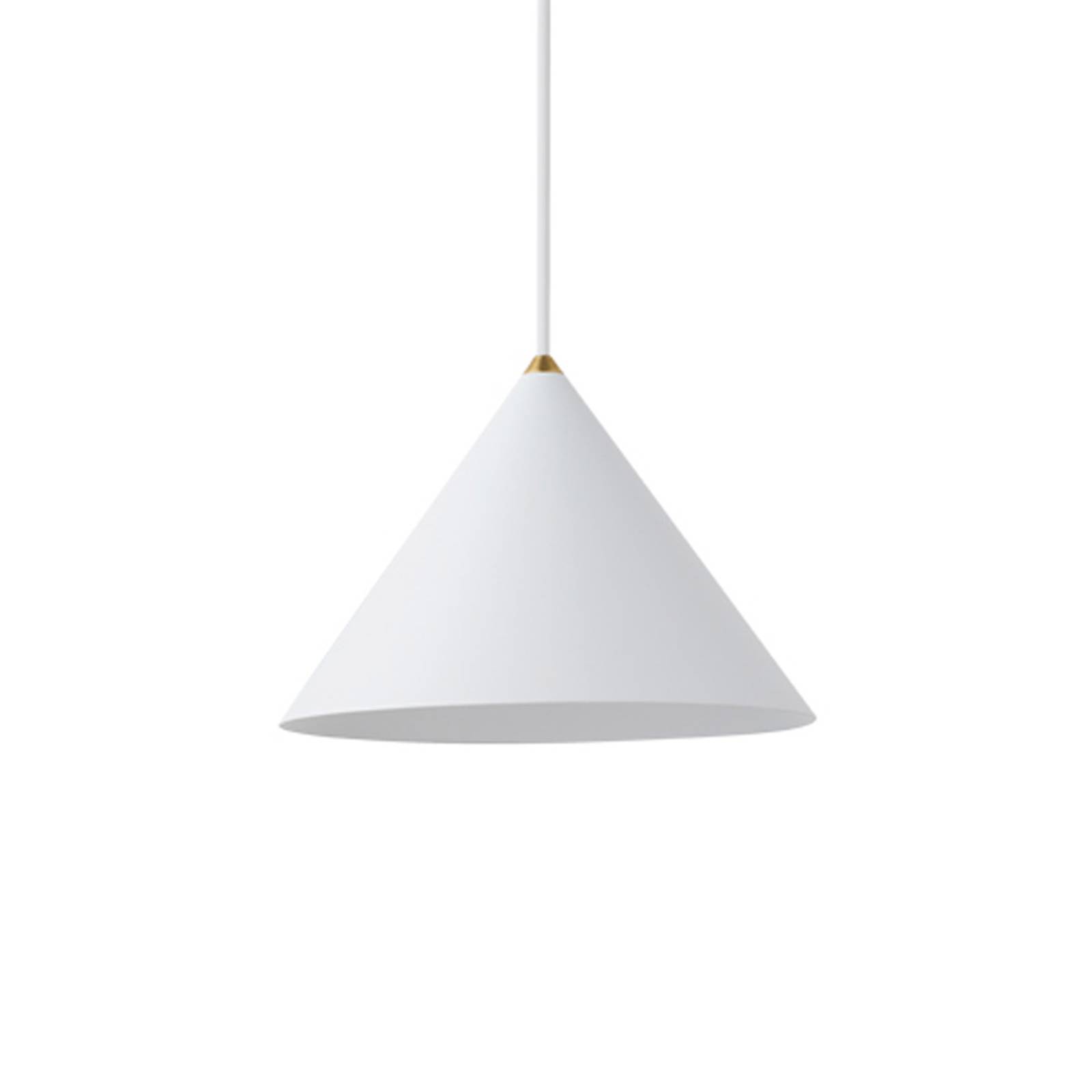 Euluna Suspension Zenith S avec abat-jour métal blanc