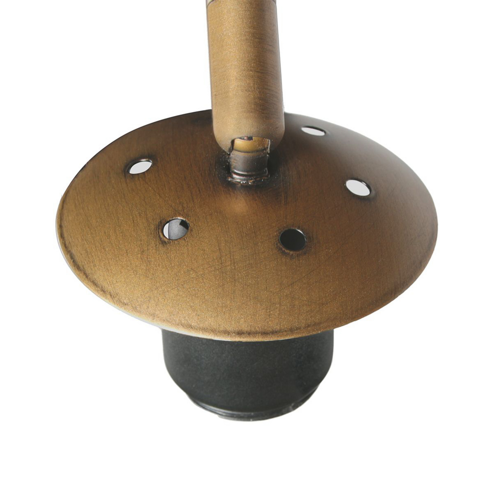 Vloerlamp Sparkled Light brons/bruin, 240 cm, hout