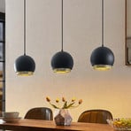 Lucande Sivanel hanging light, 3-bulb