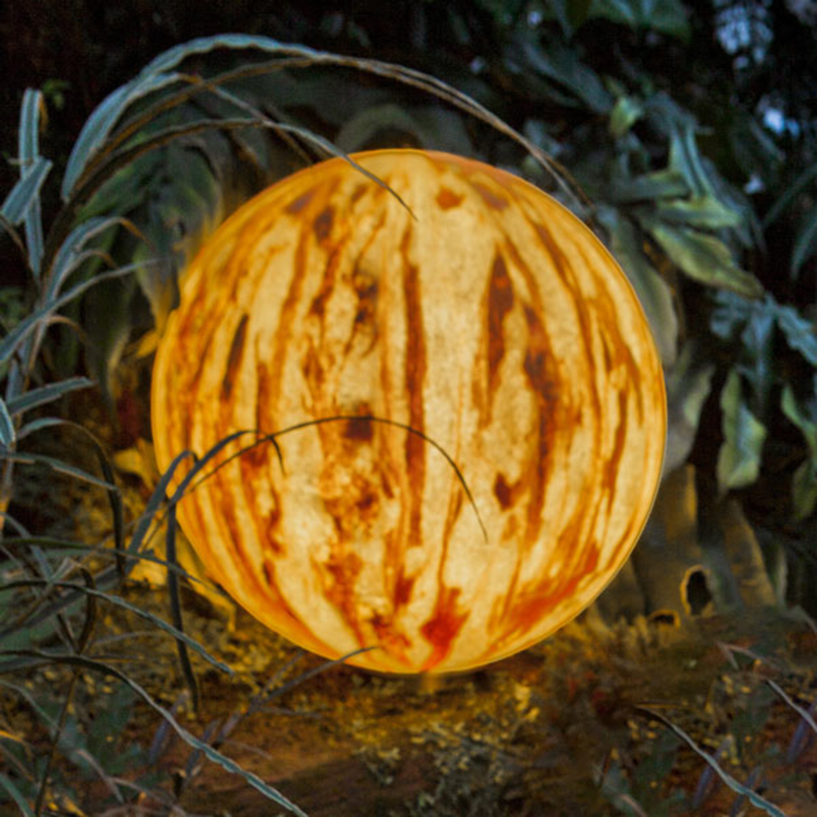 Epstein Sandstone - Sahara LED globe with battery, 20 cm, polyethylene, sandstone, 4.5 W, energy efficiency: A+