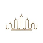 Noel, candelabro a 7 bracci, 76 cm, ottone - Globen Lighting