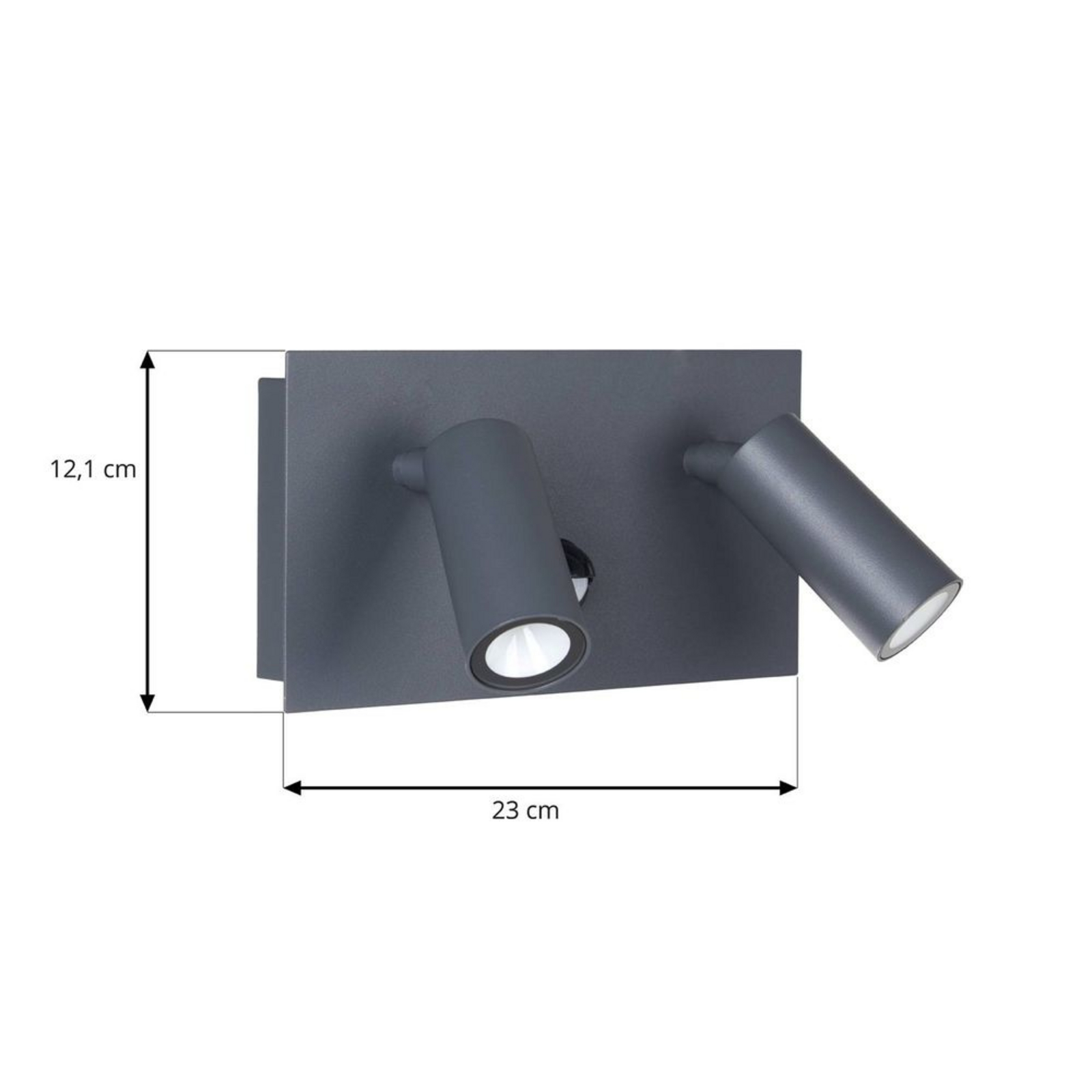 Talniso 2 Aplica de Exterior w/Sensor Anthracite - Lindby