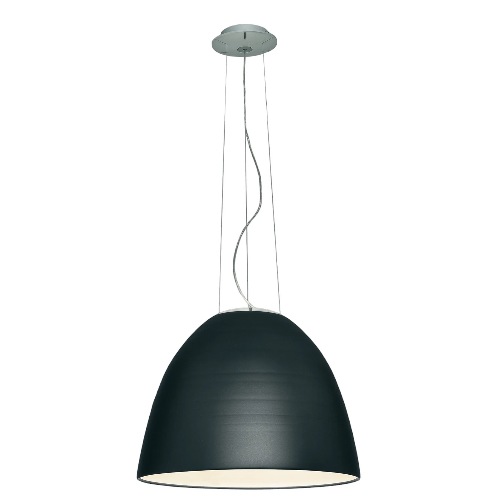 Artemide Nur App LED-Hängeleuchte, anthrazit