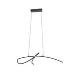 Suspension LED EGLO CARDONCITO, noire, longueur 96 cm, CCT