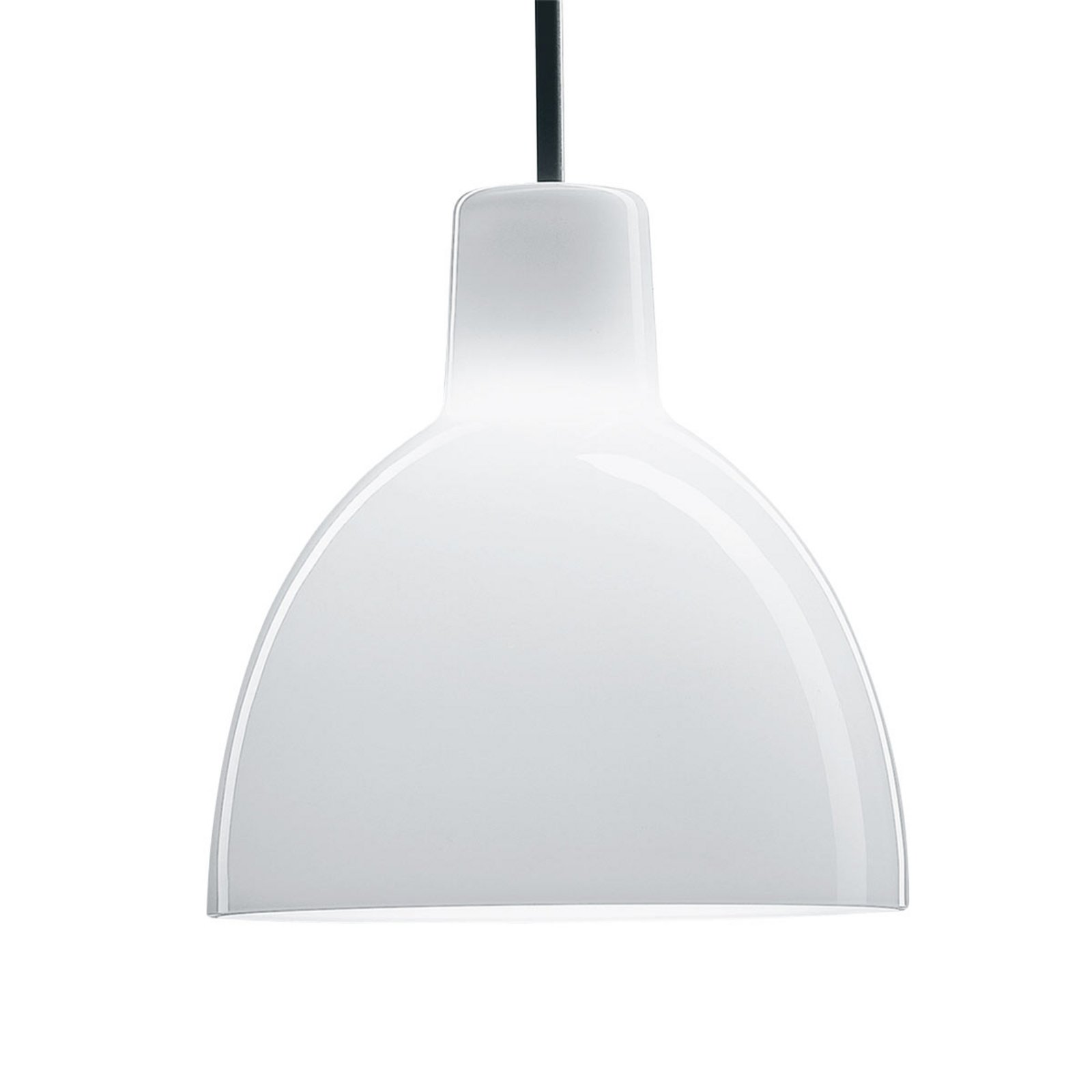 Toldbod Lámpara Colgante Vidrio Ø220 White Opal - Louis Poulsen