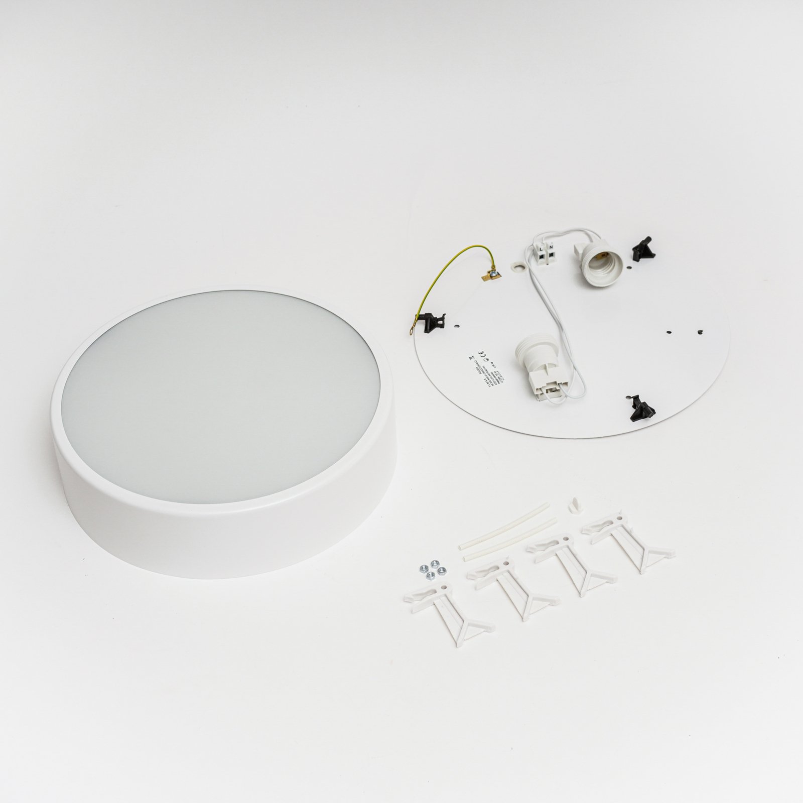 Cleo Lámpara de Techo Ø30 White - Euluna