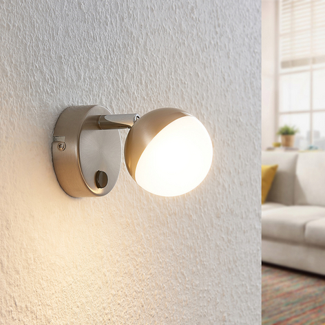 Lindby Lientje LED-Wandleuchte aus Stahl