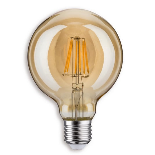 Paulmann bombilla globo LED G95 E27 2,5W 825 oro