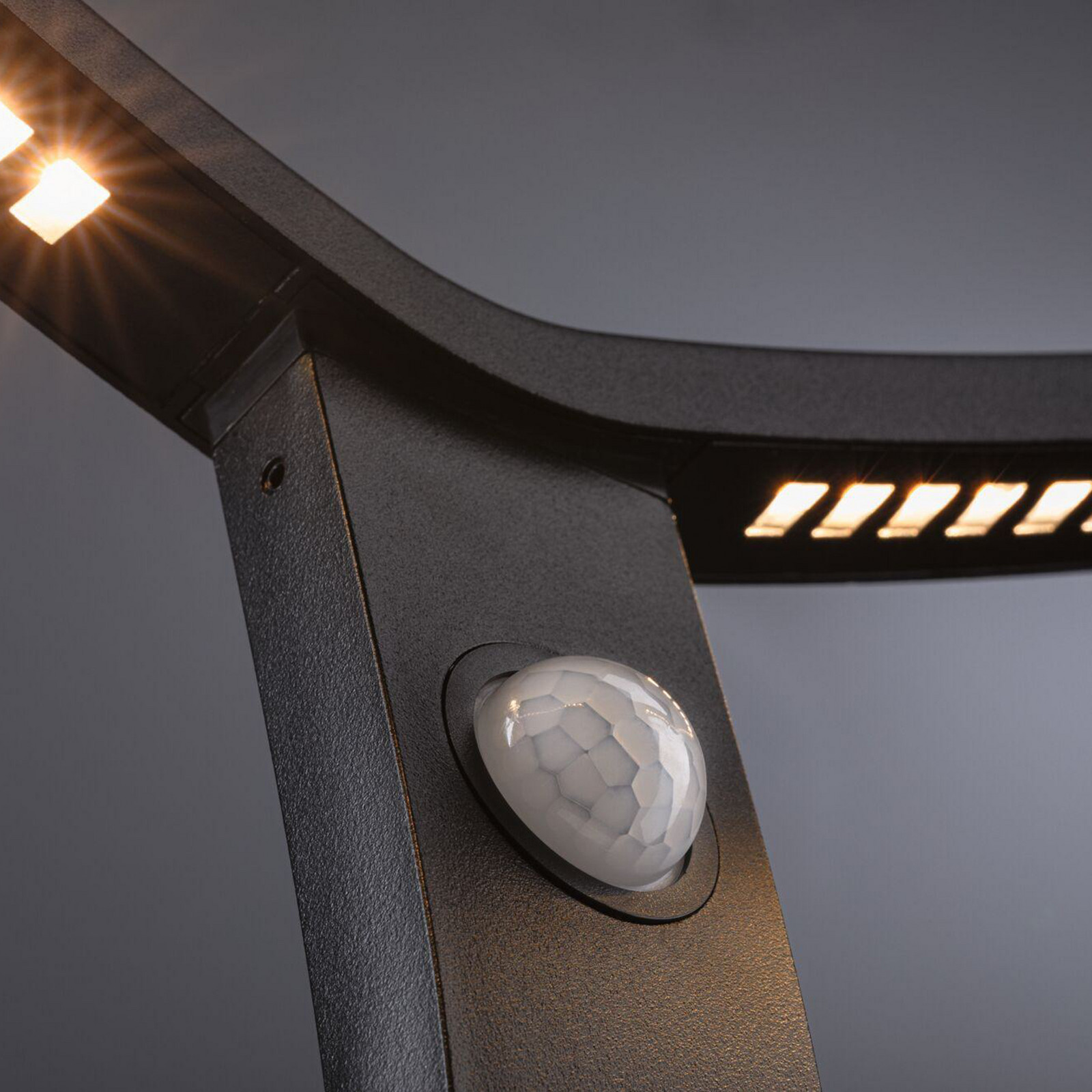 Paulmann Bornă luminoasă inteligentă Alara RGBW antracit IP44 - modern - Metal