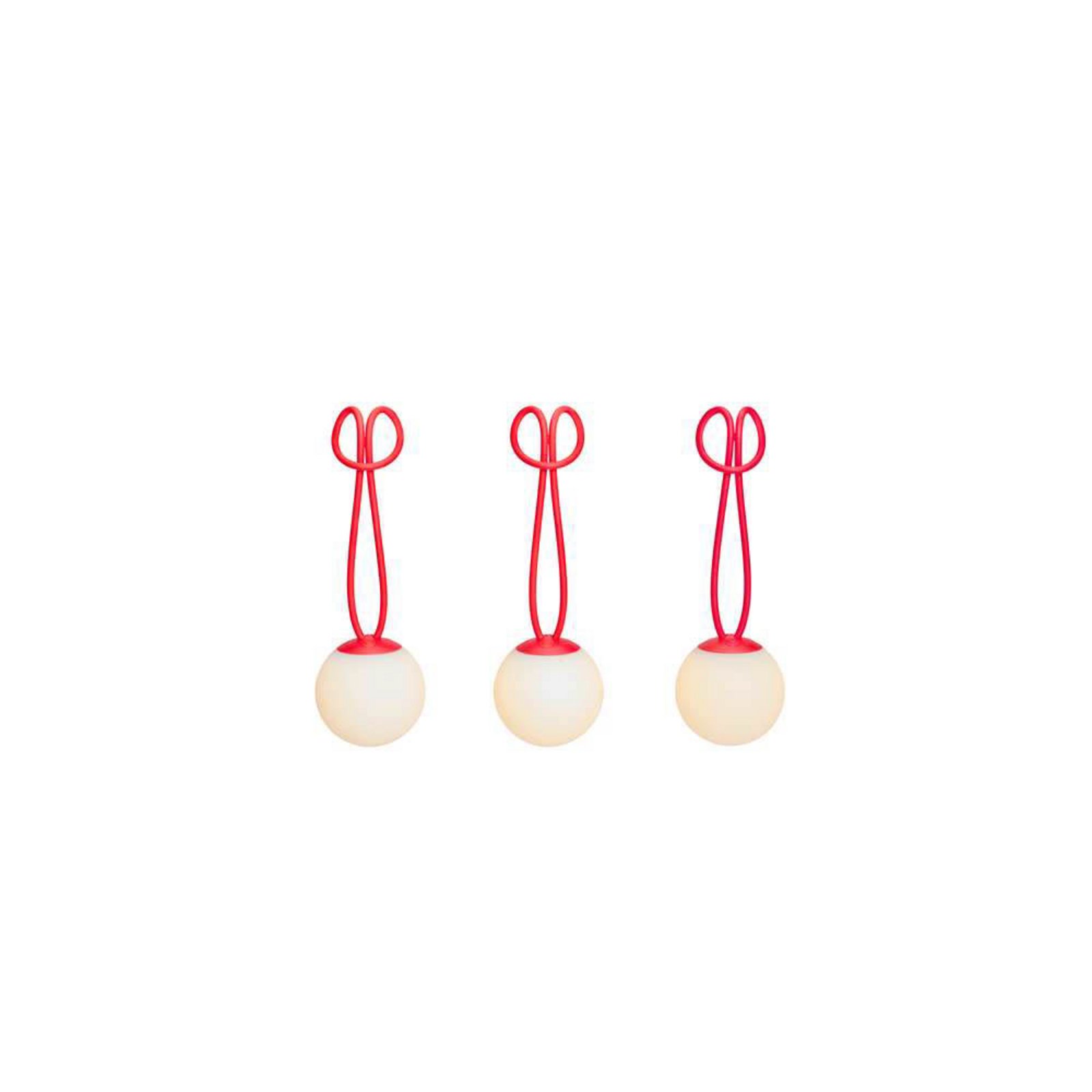 Bolleke Portable Suspension Mini Set (3pcs.) IP55 Red - Fatboy®