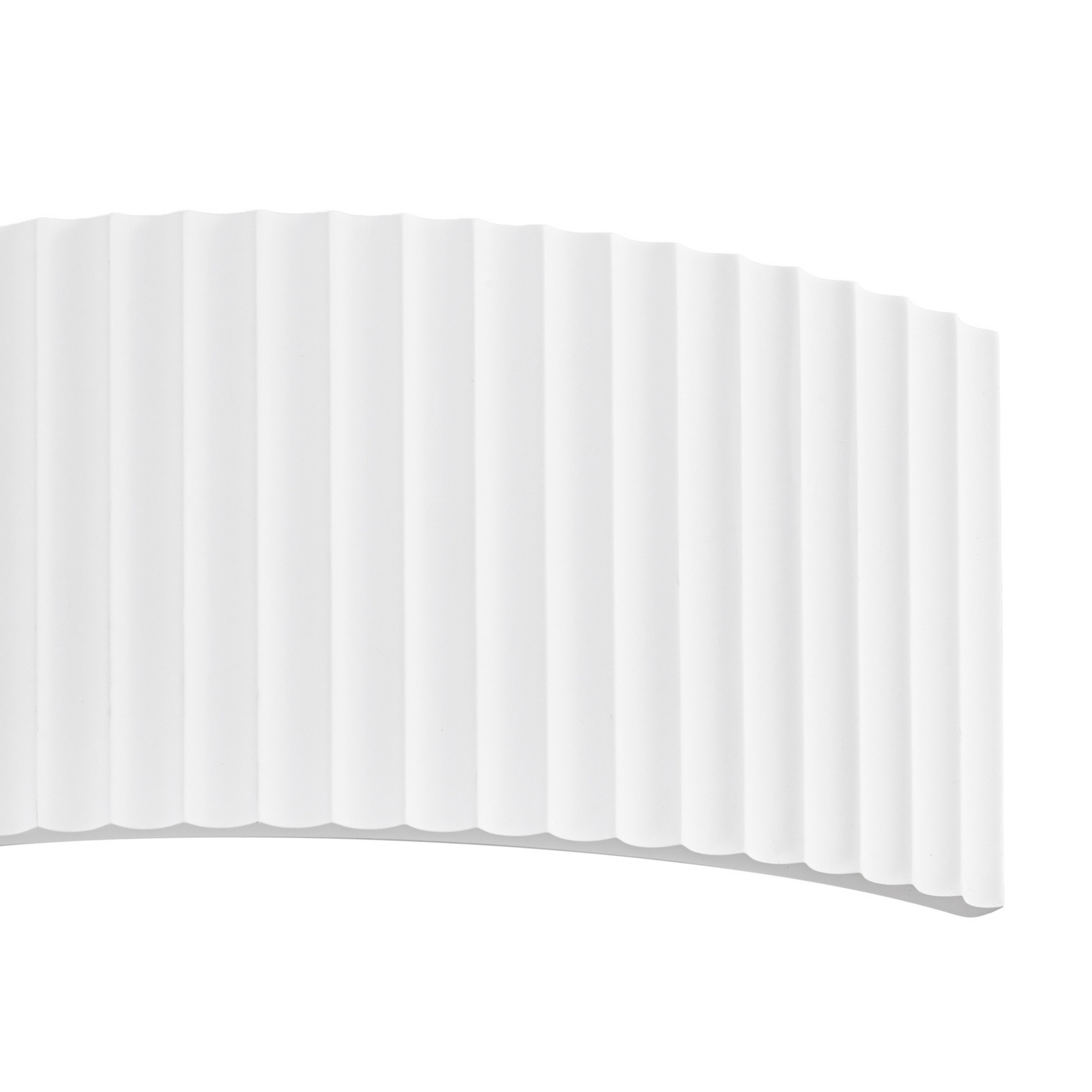 Naike wall light, white, ribbed finish, plaster, 15 cm – Lindby Naike wall light, white, ribbed finish, plaster, 15 cm – Lindby