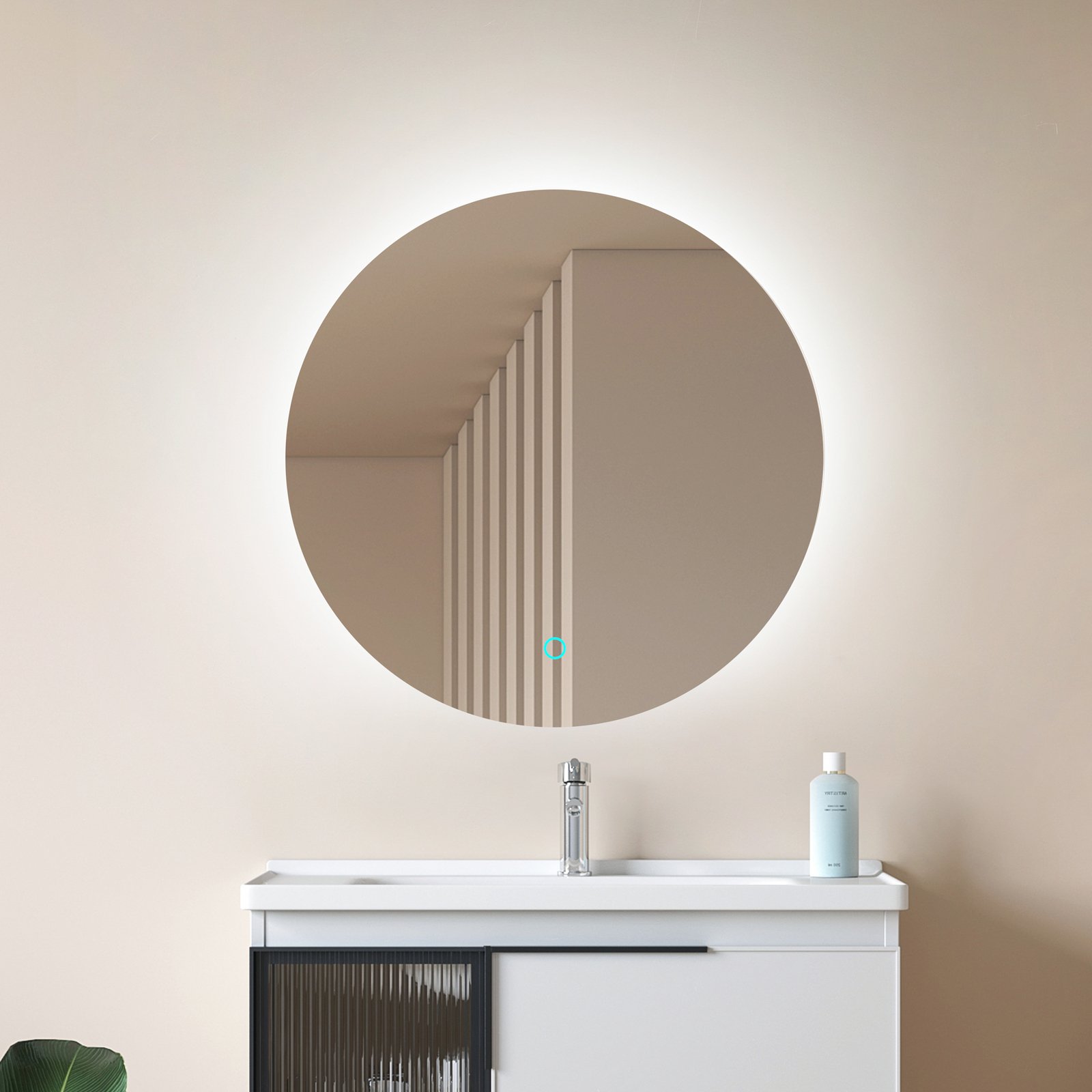 Celestiel LED Oglindă Round Ø60 CCT Mirror - Lucande