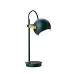 DC PORTABLE LED akumulátorová lampa, tmavě zelená, kovová – design Halo