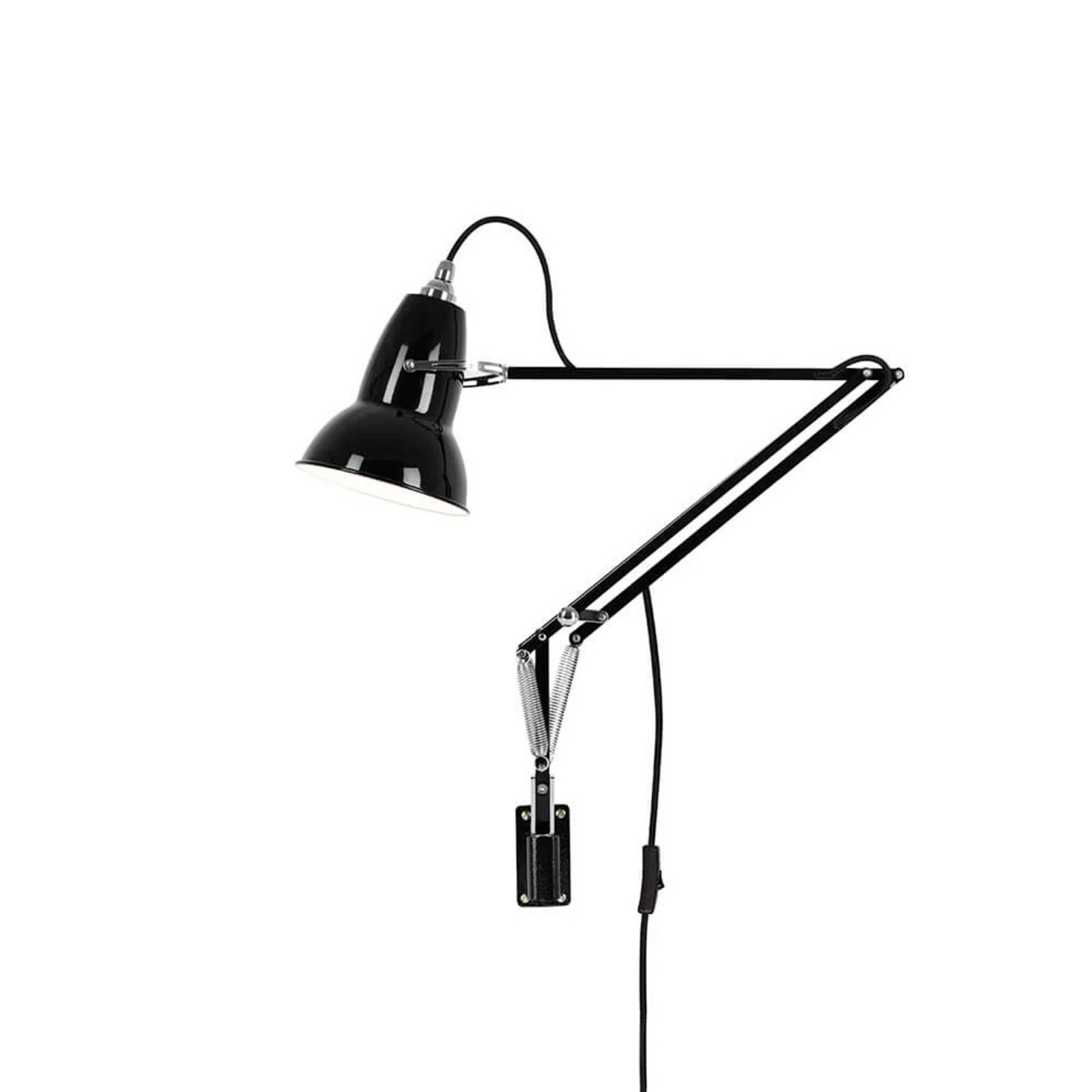 Original 1227 Candeeiro de Parede com Apoios Jet Black - Anglepoise