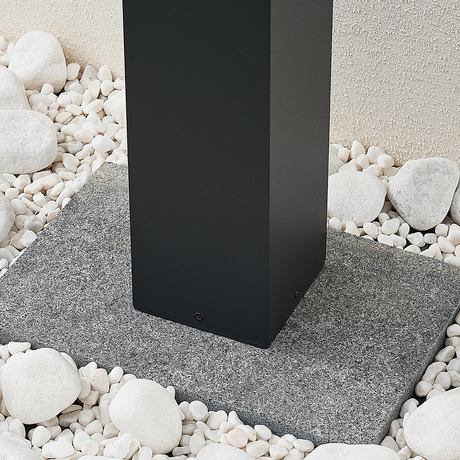 Litas Square LED Lámpara Jardín Dark Grey - Lindby