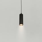 Suspension Ida, noire, à 1 lampe, Ø 10 cm, GU10