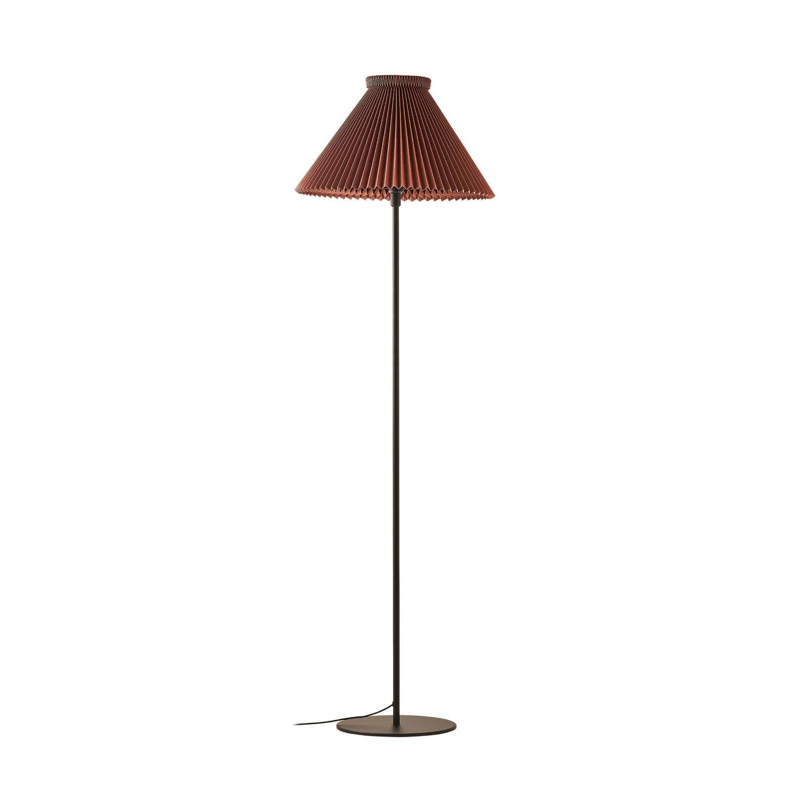 LE KLINT Stehleuchte LK 334, braun, Papier, Höhe 155 cm