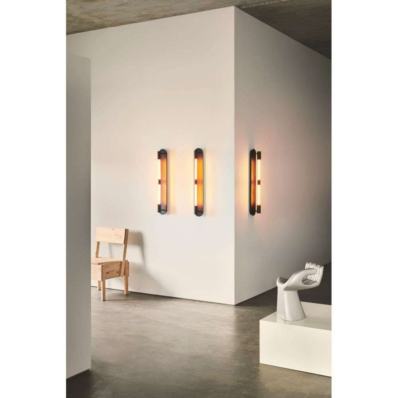 Liberty Double Wall Lamp Black - Design By Us