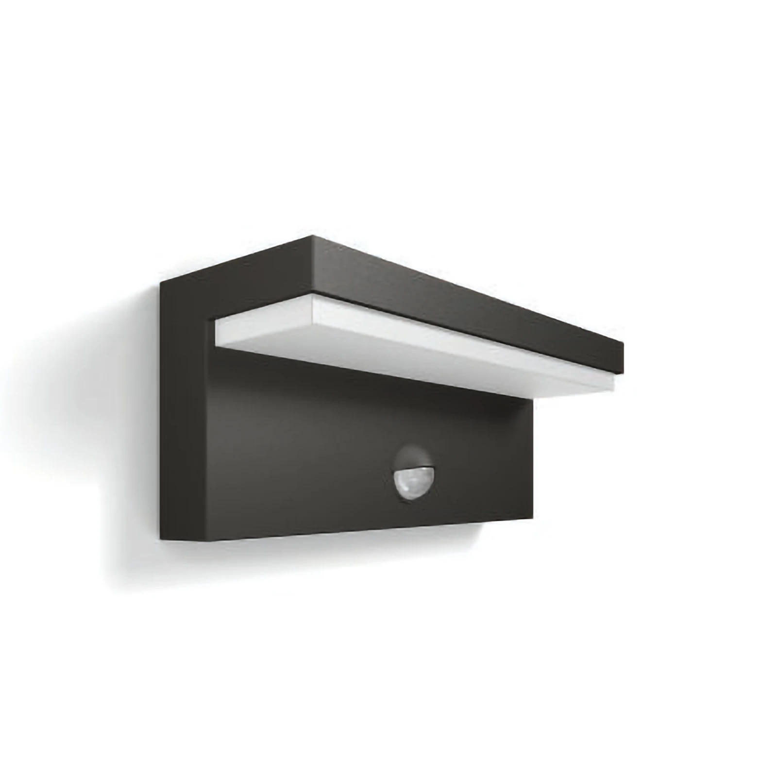 Philips LED-Außenwandlampe Bustan Sensor, 4.000 K
