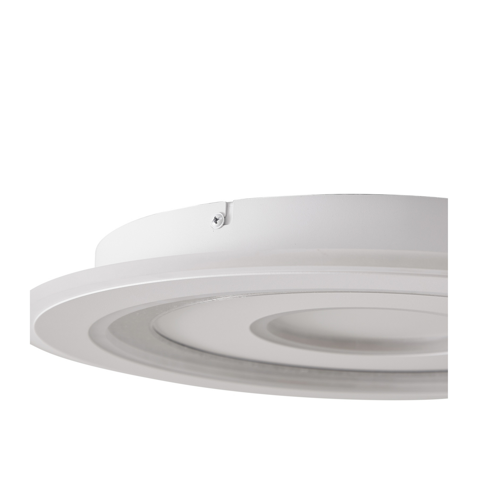 Lorvik LED stropna svjetiljka, Ø 40 cm, bijela, CCT, prigušljiva - Lindby