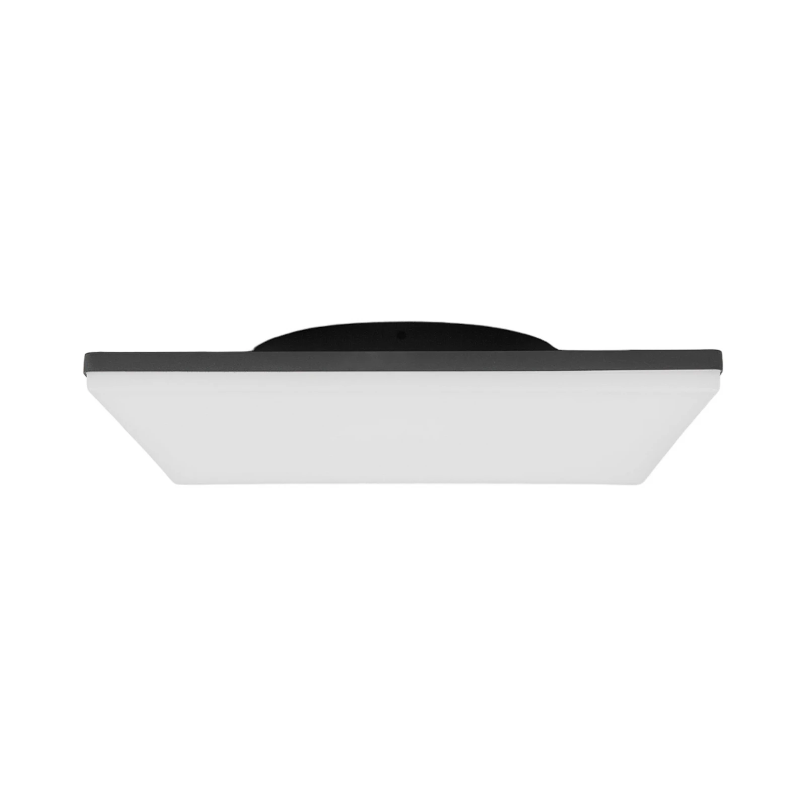 LED-kattovalaisin Henni, IP65, tunnistin, 30x30 cm, antrasiitti, antrasiitti