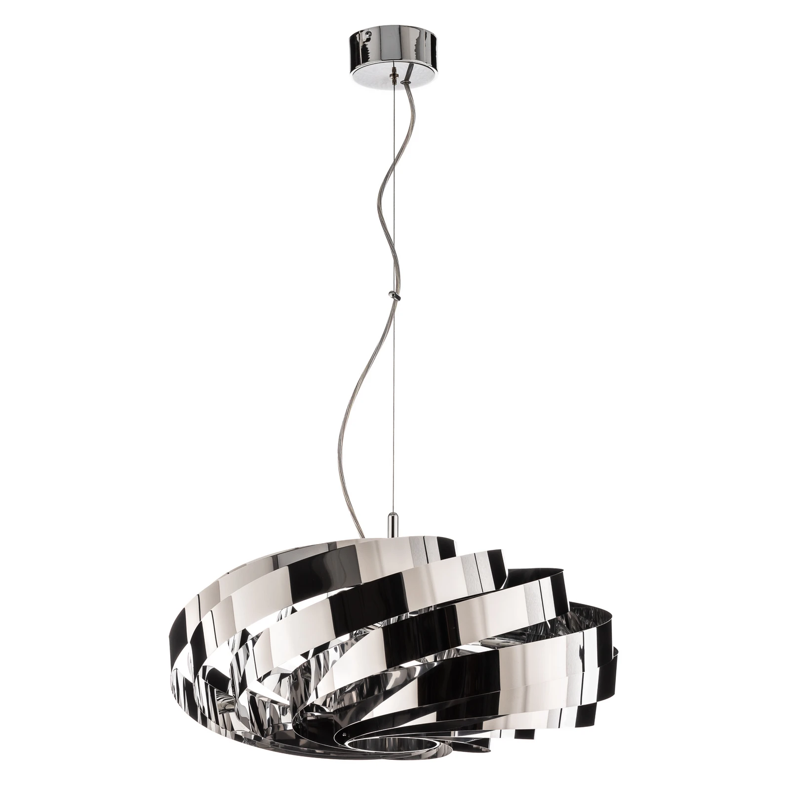 Hängeleuchte Vento, chromium-nickelfarben, Ø 60 cm, Metall