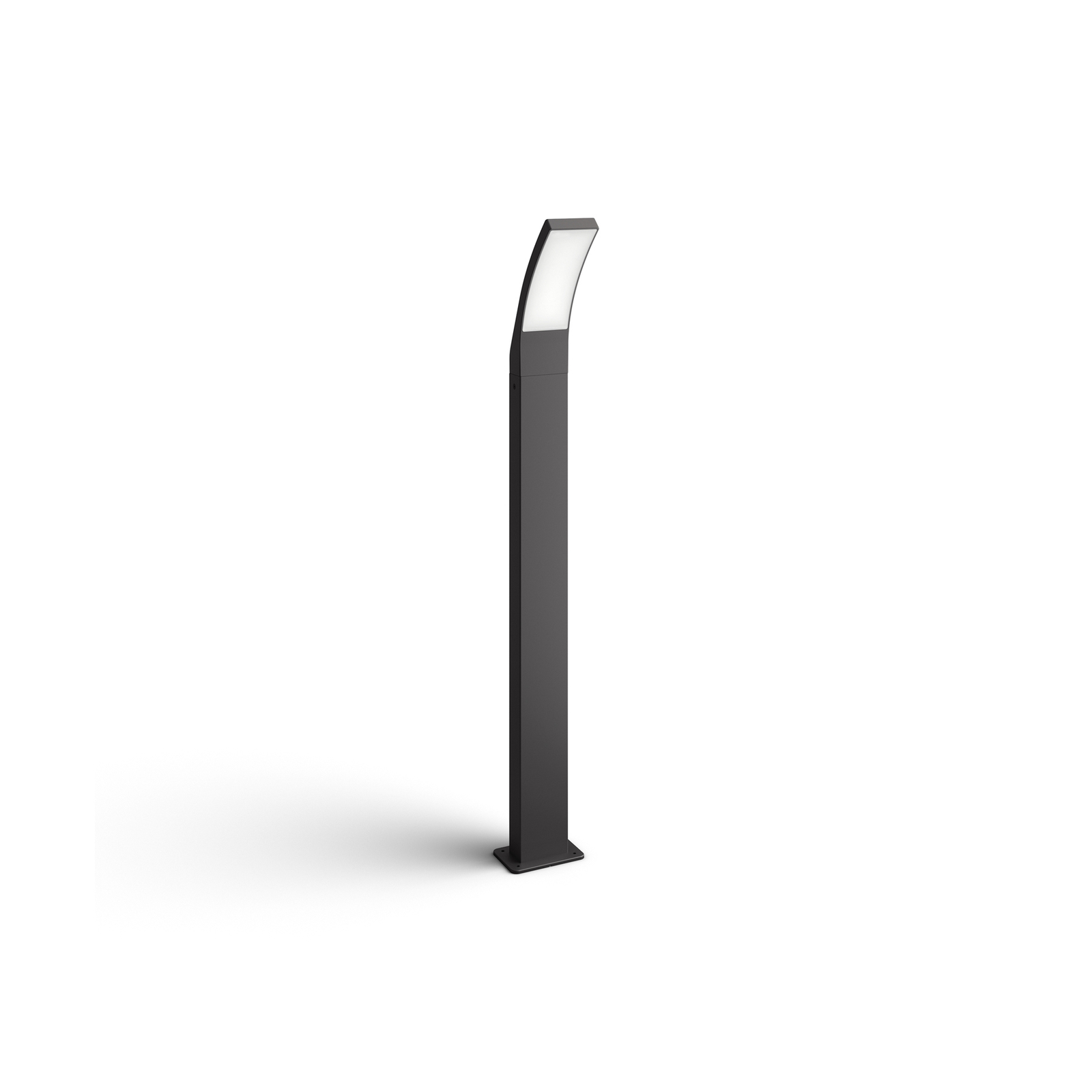 Philips LED-Wegelampe Splay, anthrazit, Metall, IP44