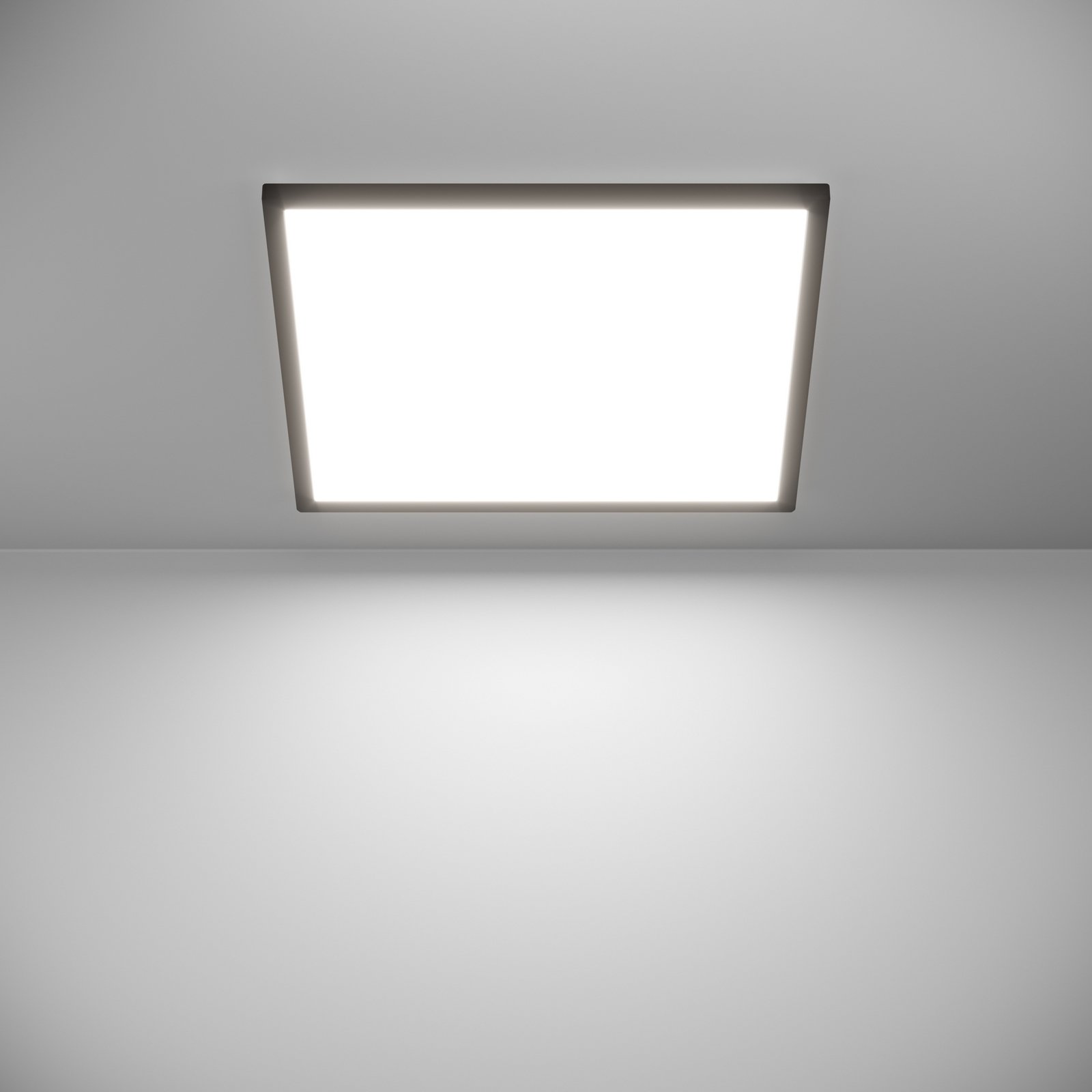 EGLO connect LED-Deckenlampe Rovito-Z, schwarz, 50 x 50 cm
