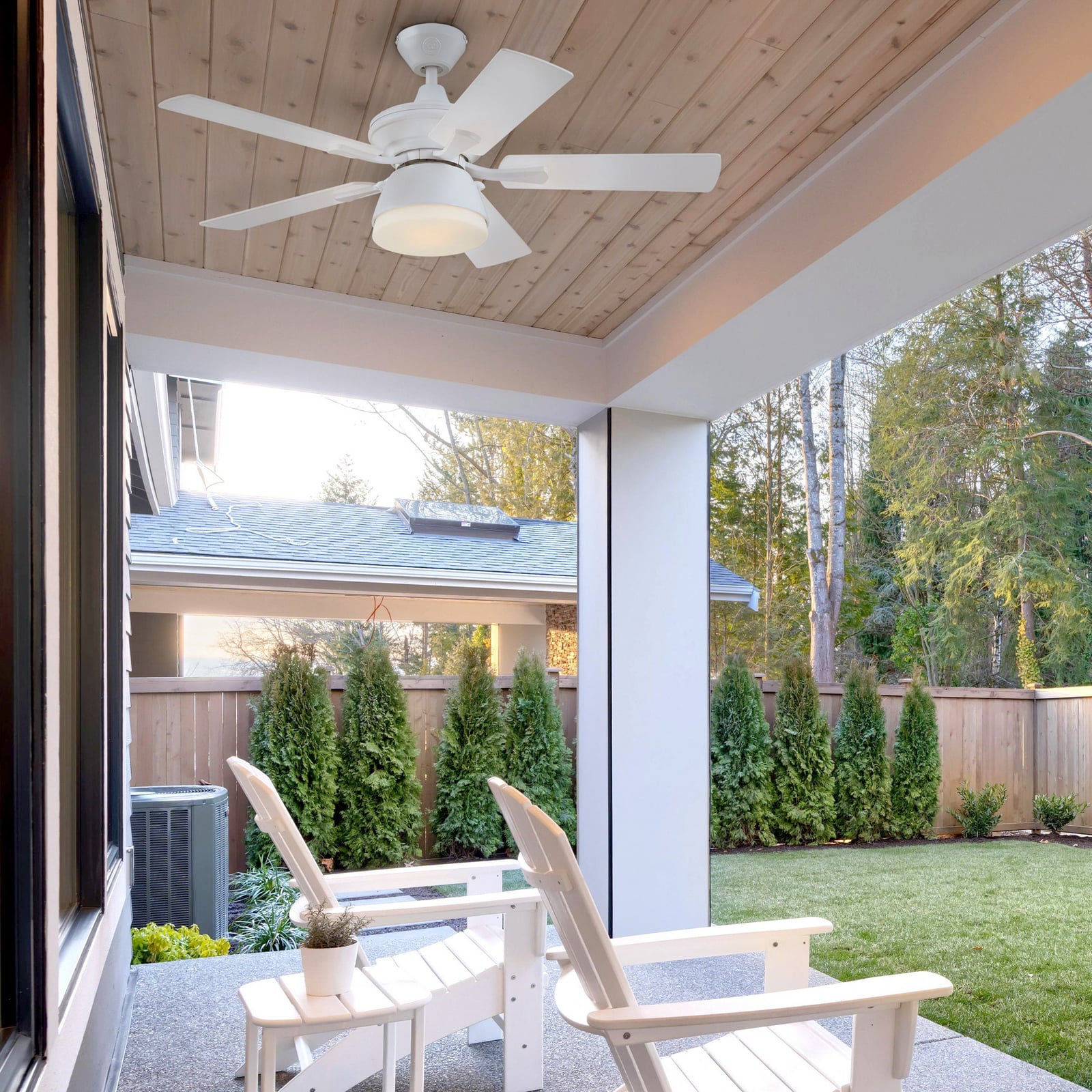 Westinghouse stropni ventilator, svjetlo, 7316340, bijeli, tihi