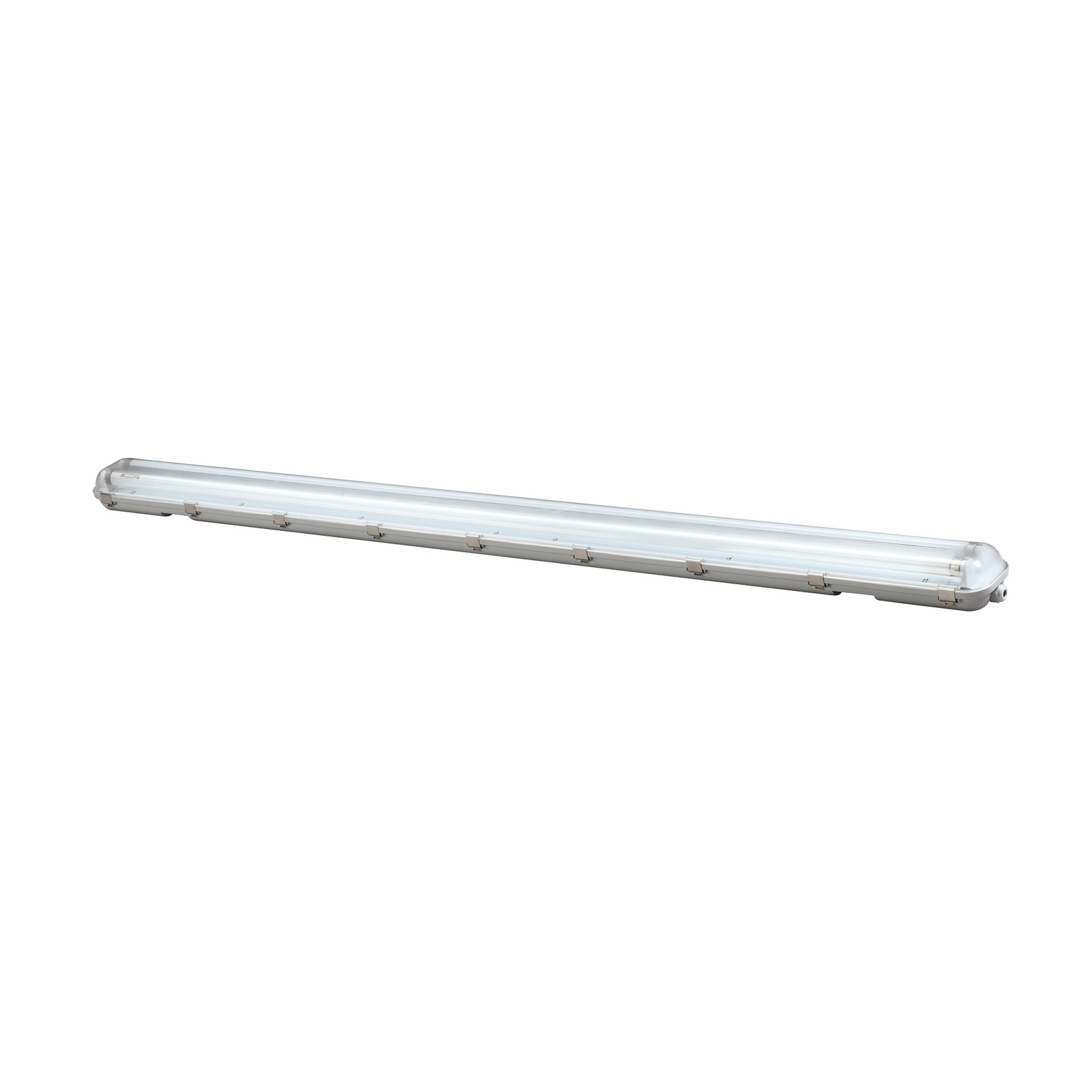 PRIOS vochtbestendige lamp Lior, 157 cm, 2 x T8, G13, IP65, 18W