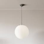 Atom pendant light, opal white, glass, Ø 30 cm, E27