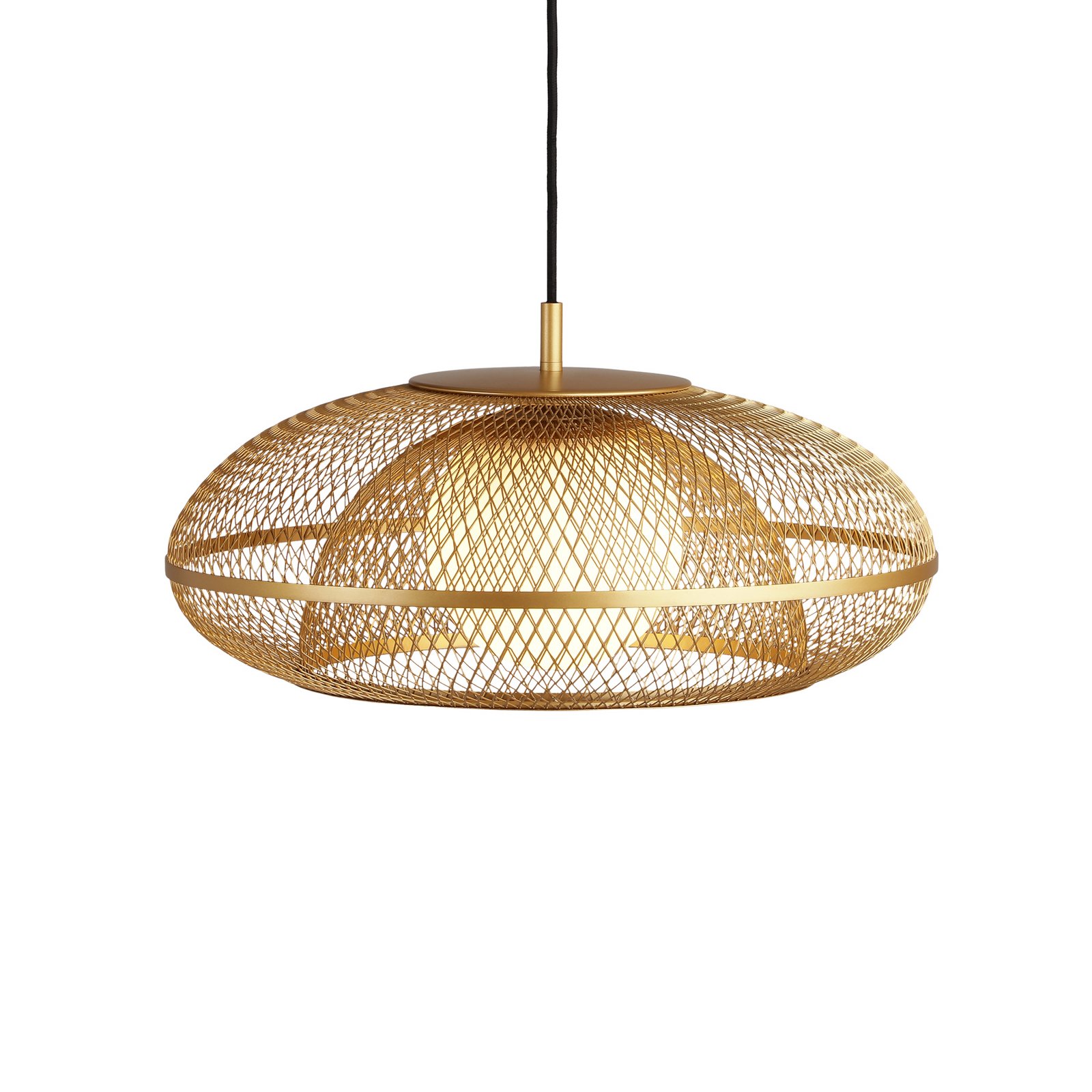 Lampada a sospensione UMAGE Faraday Medium, color ottone, Ø 45 cm