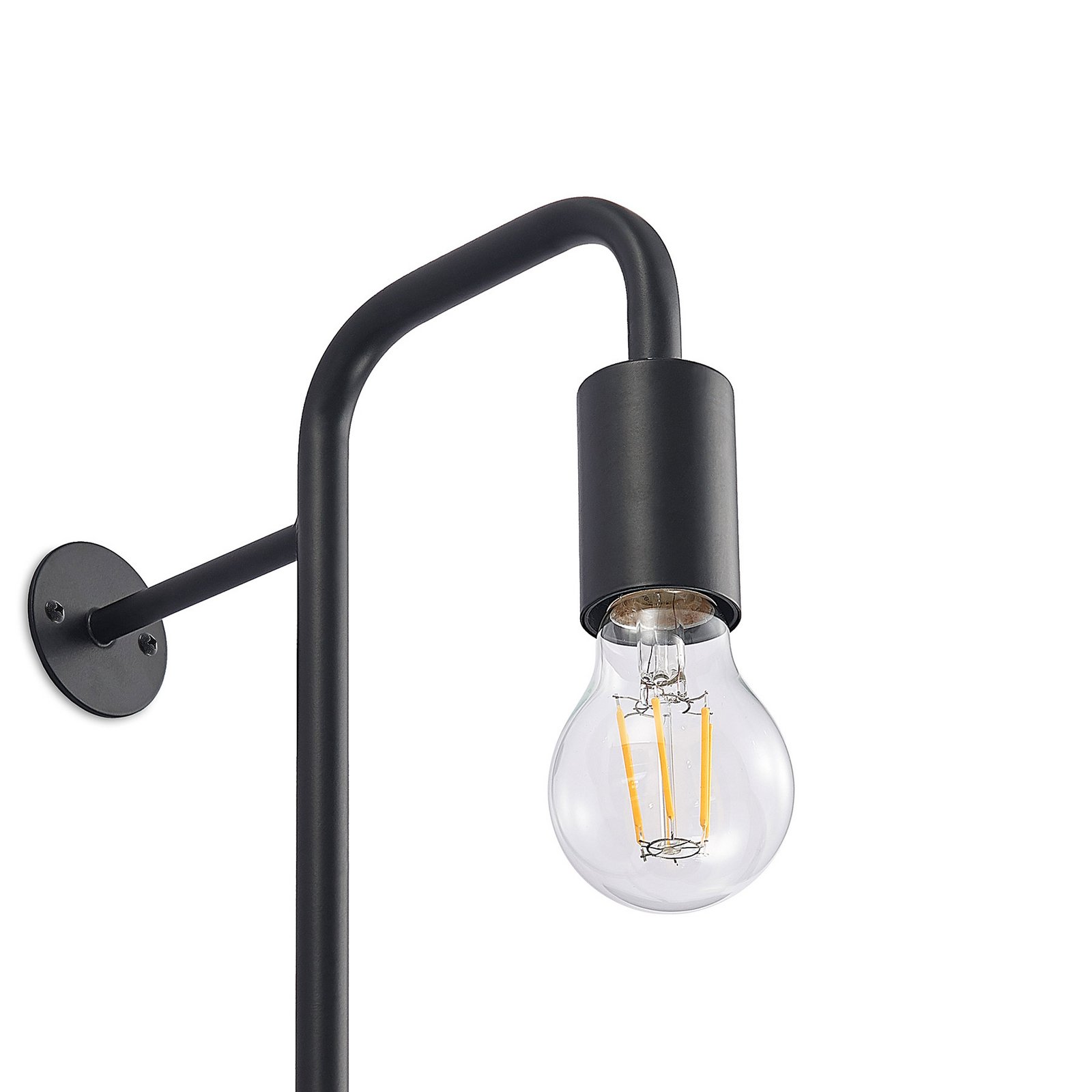 Hanjo Wall Lamp Black - Lindby