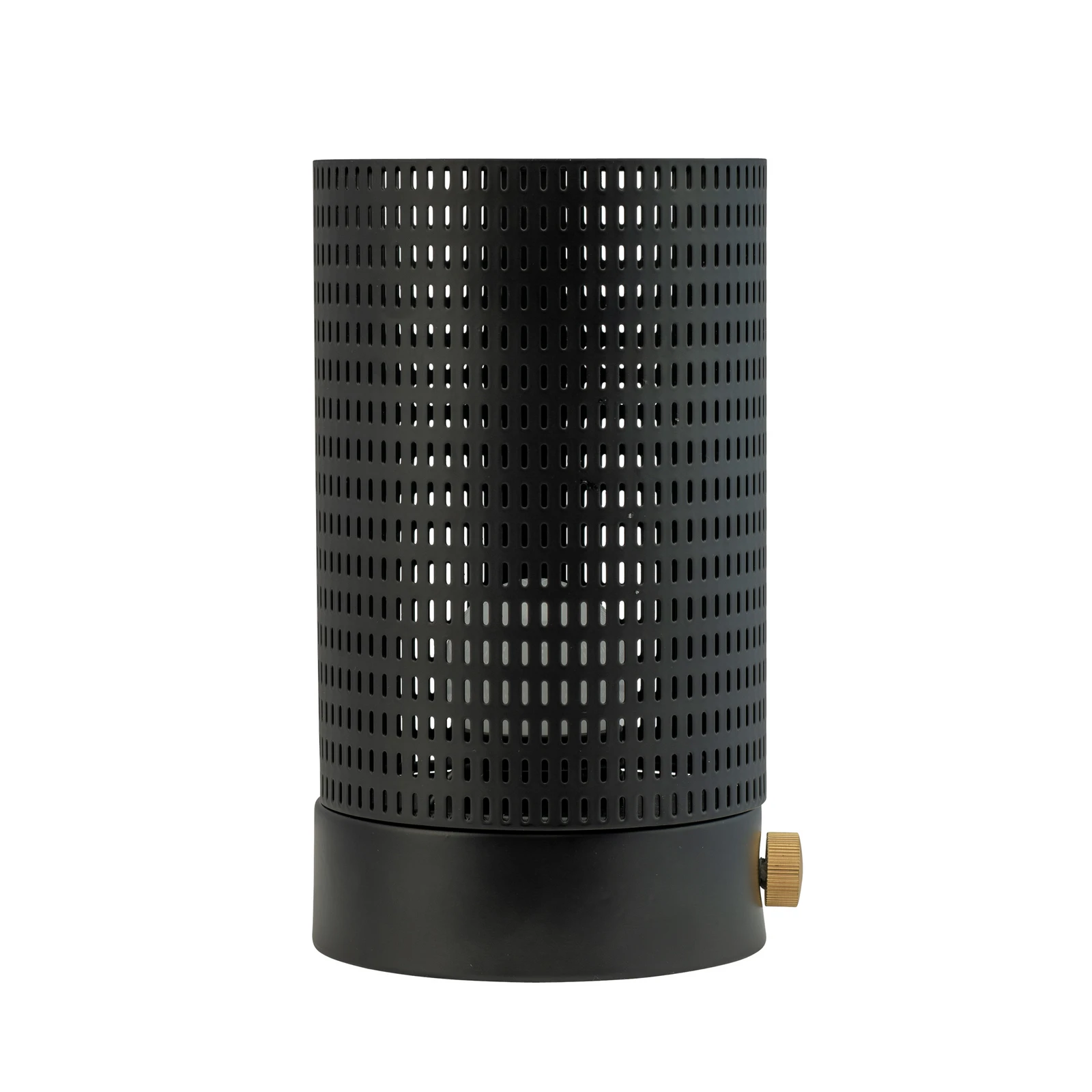 Dyberg Larsen LED stolová lampa na batérie Mesh, čierna, výška 20 cm