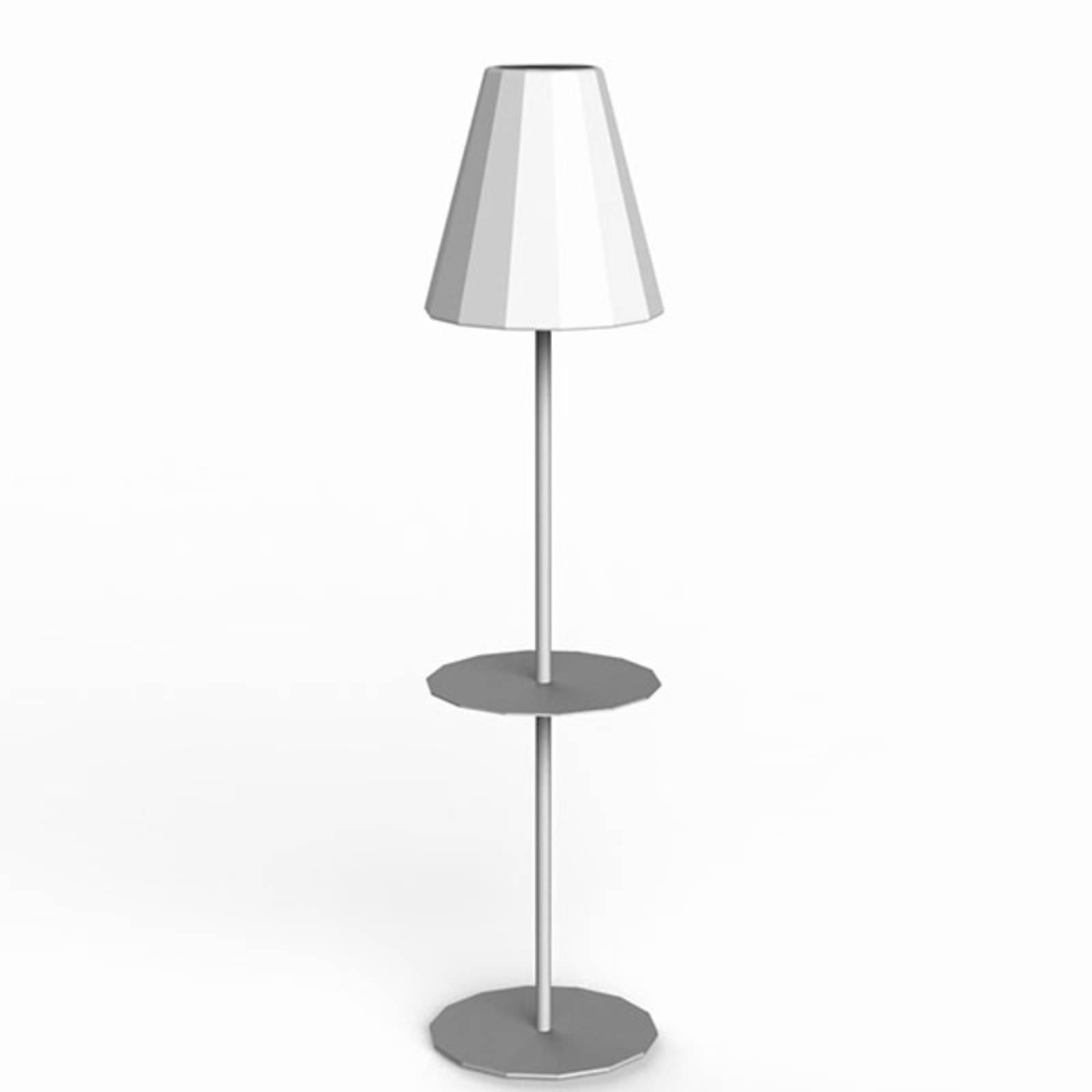 Newgarden Helga LED-lattiavalo, aurinkokäyttöinen - solarvalaisin - aurinkokennovalaisin antrasiitti, valkoinen