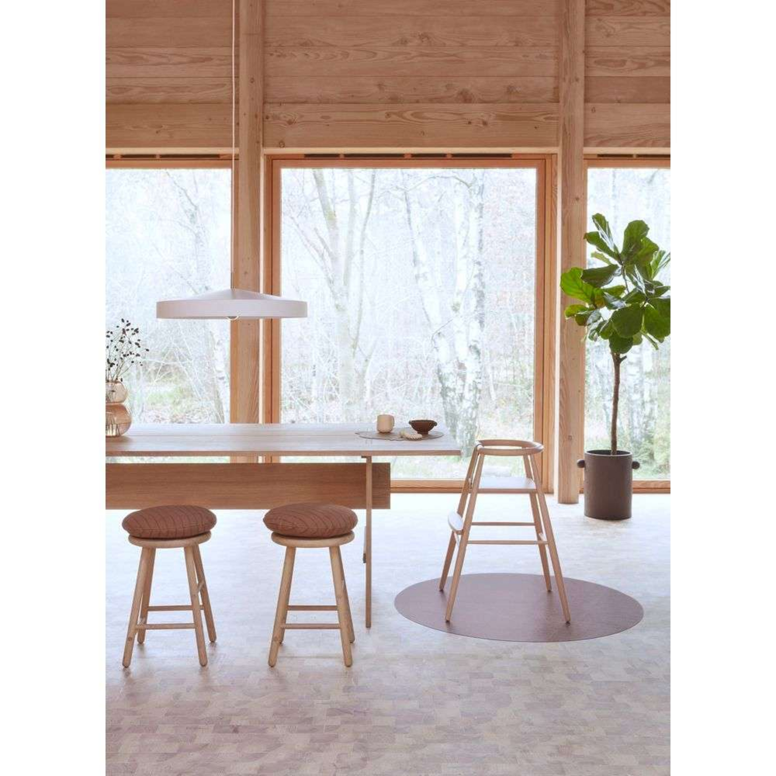 OYOY Living Design hänglampa Hat Large, vit, metall OYOY Living Design hänglampa Hat Large, vit, metall