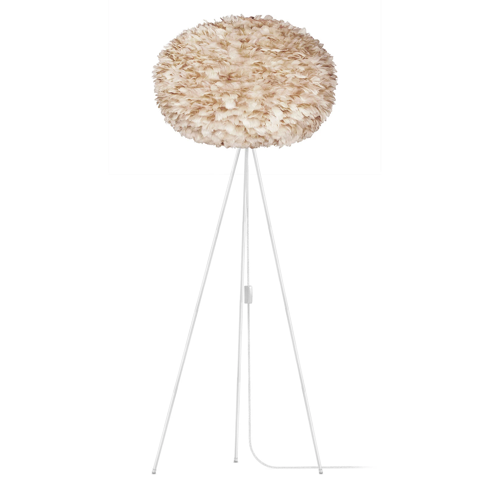 Подова лампа UMAGE Eos X-large Tripod светлокафява