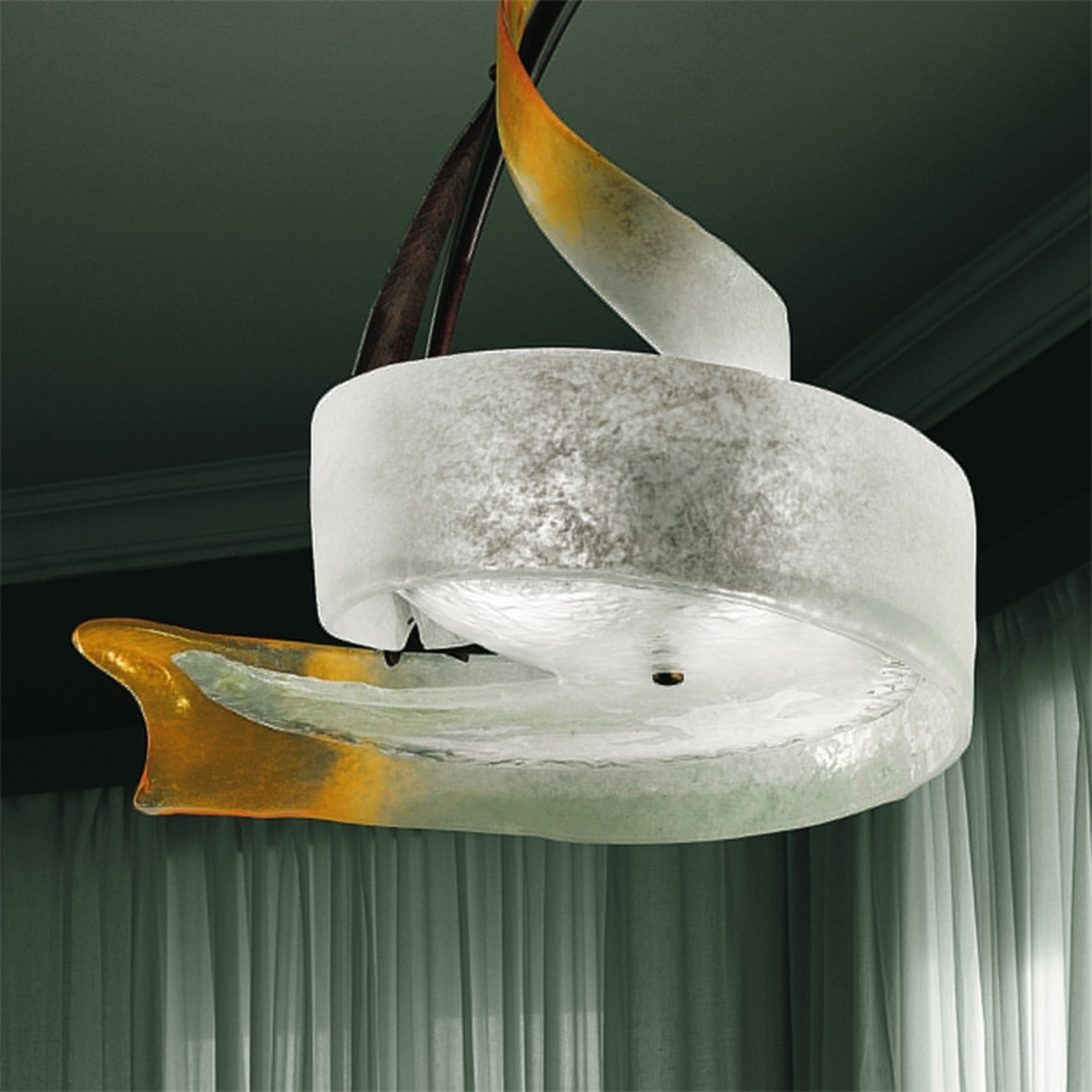 CAPRI Italian designer ceiling light Lights.co.uk