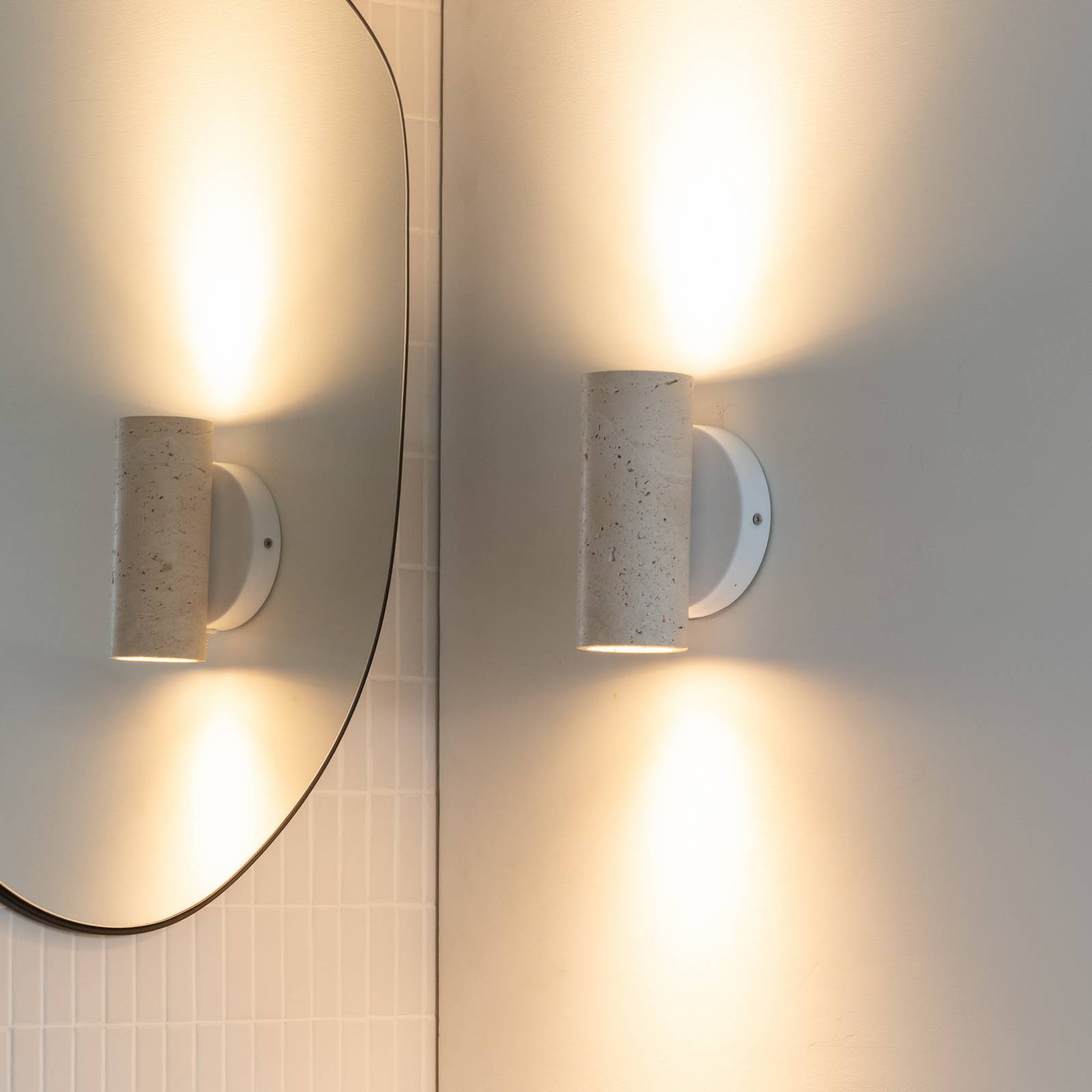 IT'S ABOUT ROMI Wandlampe Tivoli, weiß, Stecker, 17 cm günstig online kaufen
