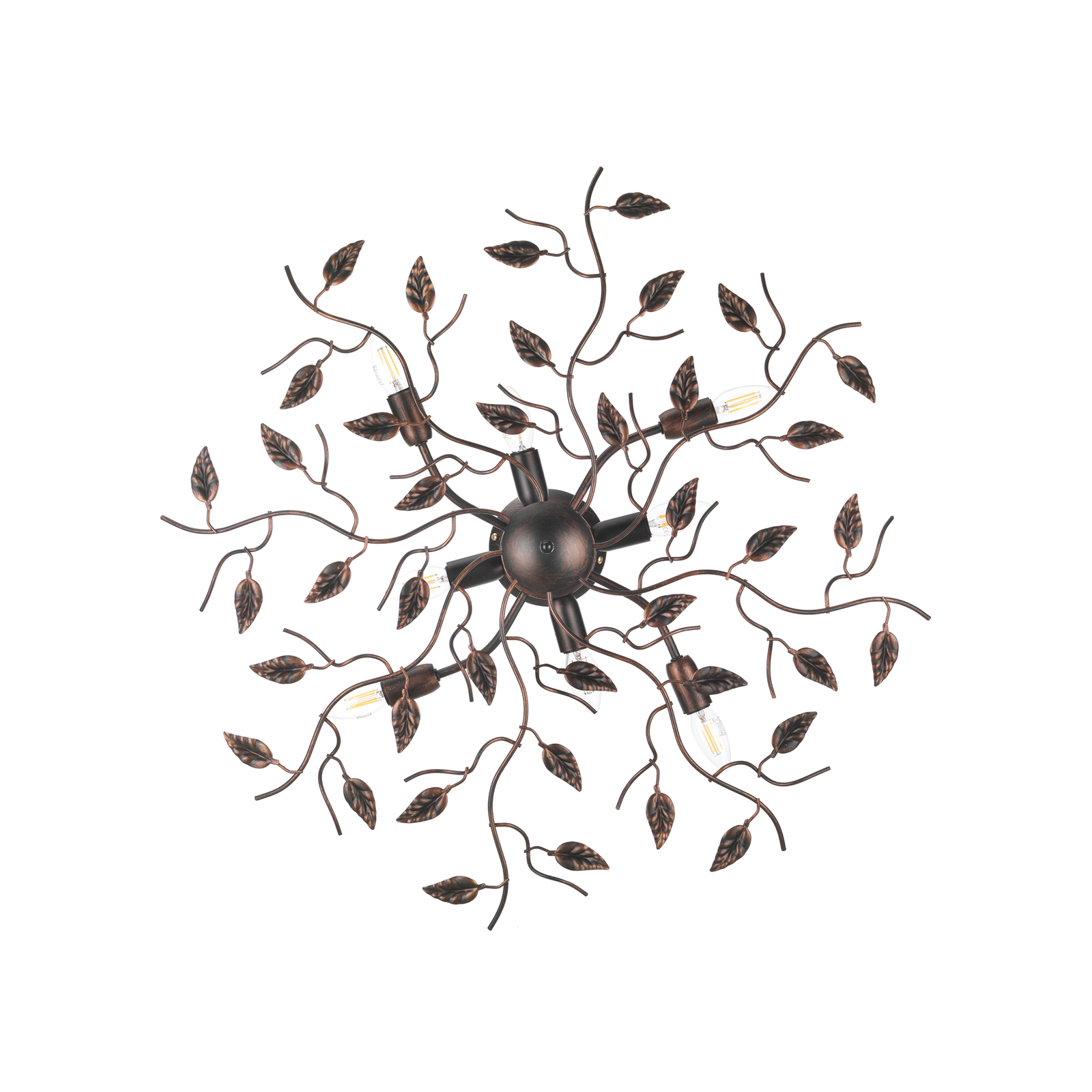 Kattovalaisin Cernecchio, 8-lamppuinen, pronssi