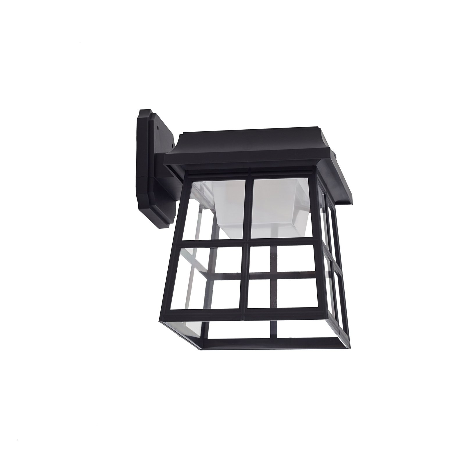 Lindby Solar LED wall light Latarka, height 24 cm, sensor