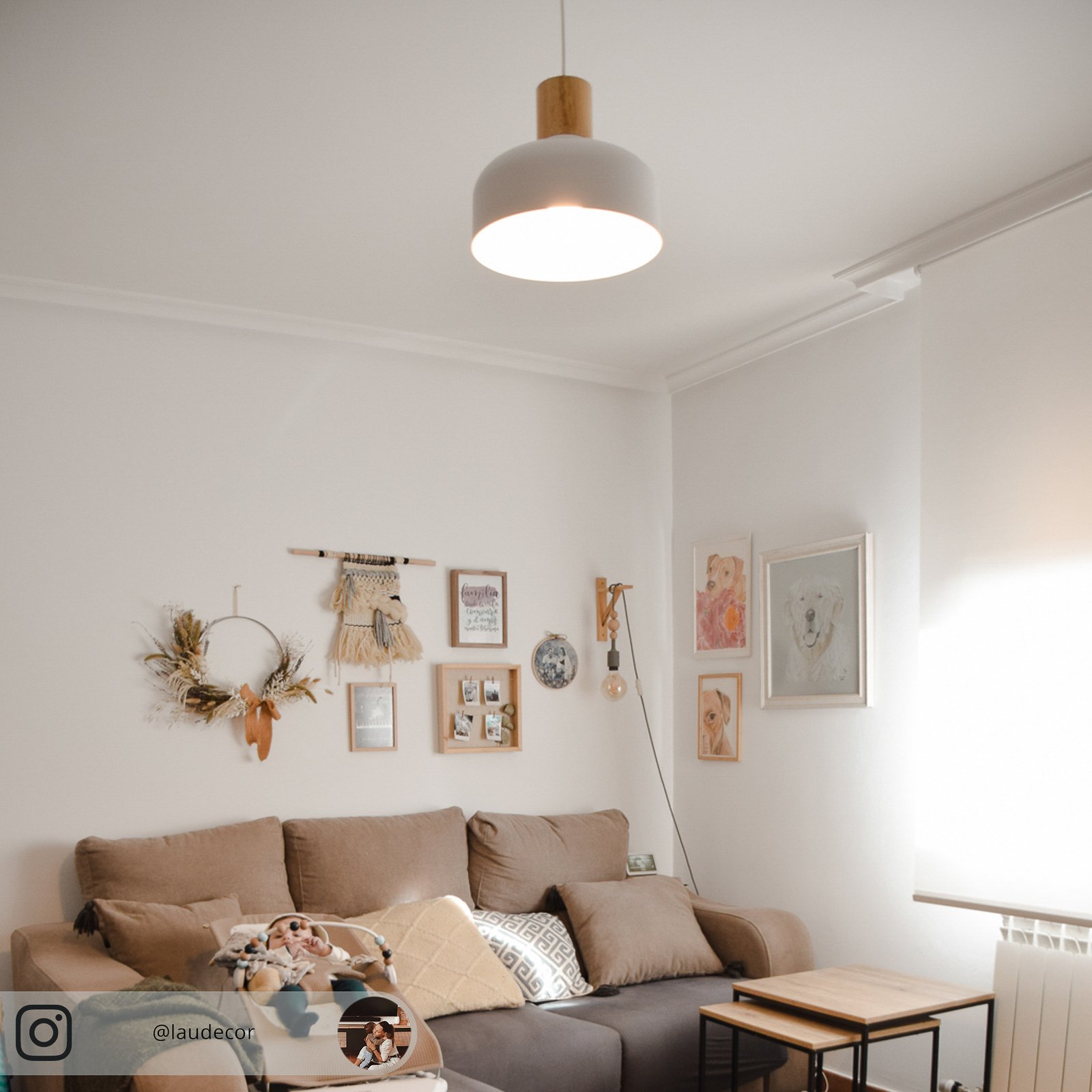 Carlise Suspension White - Lindby