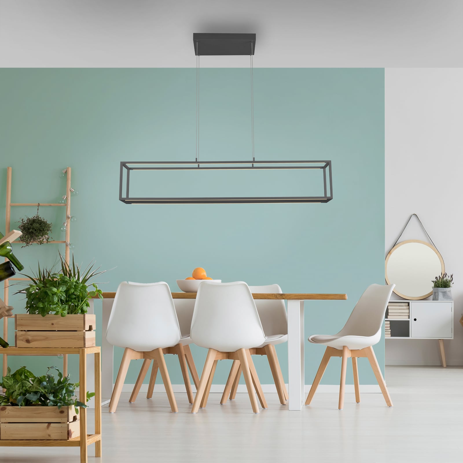 Conni LED lógó lámpa, fekete, 130 cm, CCT Conni LED lógó lámpa, fekete, 130 cm, CCT