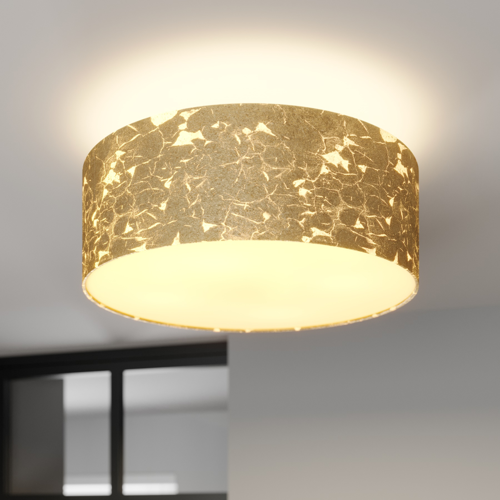 Rothfels Aura LED-Deckenlampe, 5-flammig, gold
